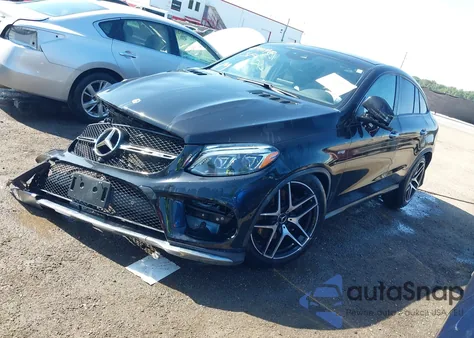 2017 Mercedes-Benz Gle Coupe 43 Amg z USA, uszkodzony, nr VIN 4JGED6EB2HA084962